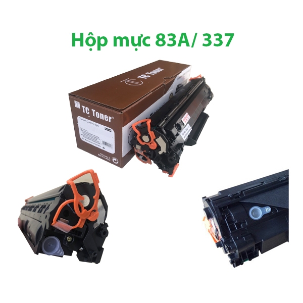 Hộp mực in 337 máy in Canon F173700/ MF211, MF221D, MF215, MF240, MF241D, 247DW/ 83A CÓ LỔ ĐỔ MỰC - 