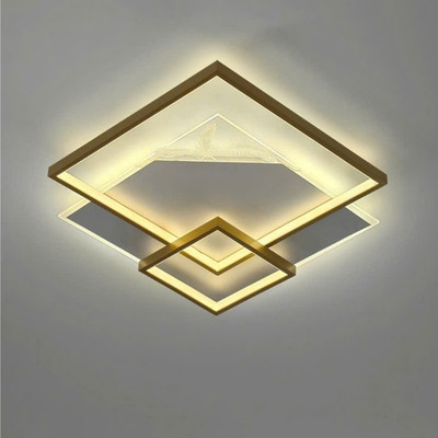 Đèn ốp trần MONSKY PAXU hiện đại kèm bóng LED 3 màu ánh sáng có chế độ điều khiển từ xa