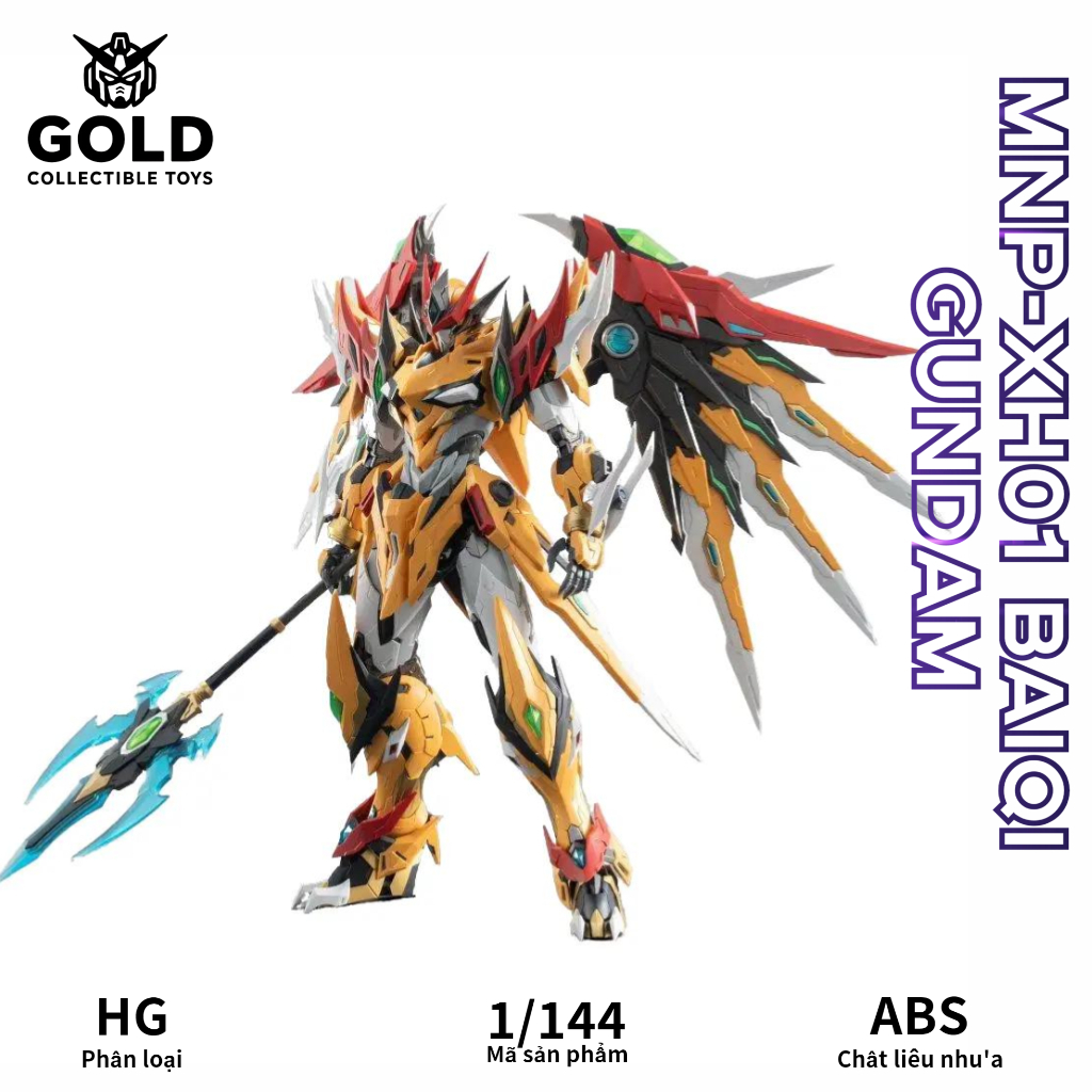 [CÓ SẴN] Mô hình lắp ráp MNP-XH01 Baiqi – Motor Nuclear, tặng kèm base & khung xương kim loại