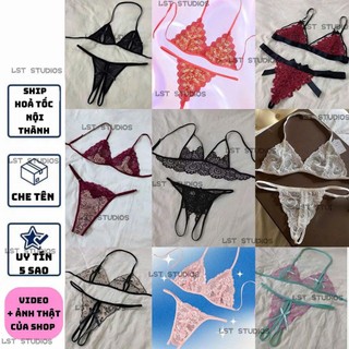  LACE BRALETTE SET NỘI Y REN  VOAN MỎNG PHONG CÁCH GỢI CẢM QUYẾN RŨ  NHIỀU MẪU   VIDEO ẢNH THẬT   CÓ BIGSIZE  