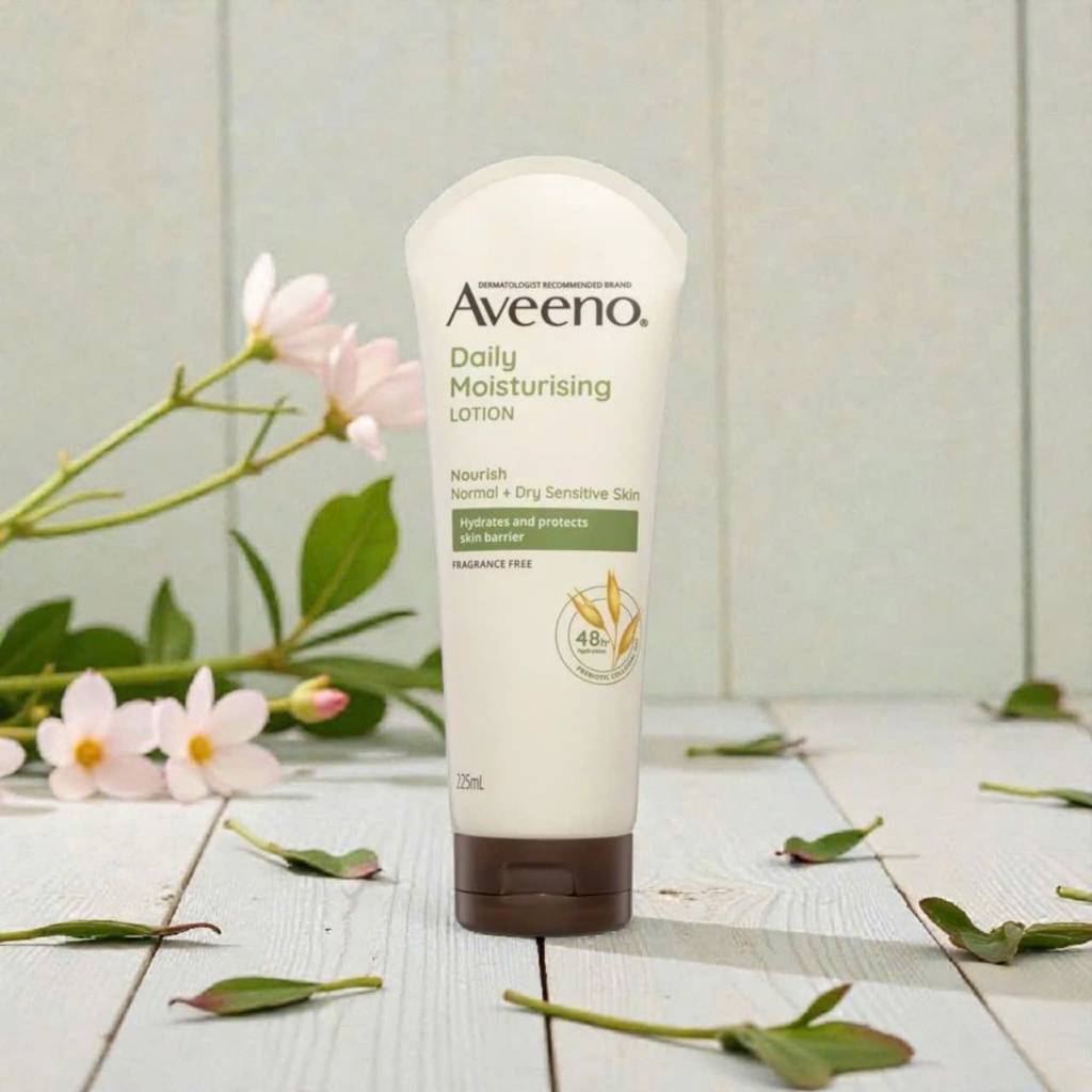 Aveeno Daily Moisturising Body Lotion 225mL – dưỡng ẩm không mùi