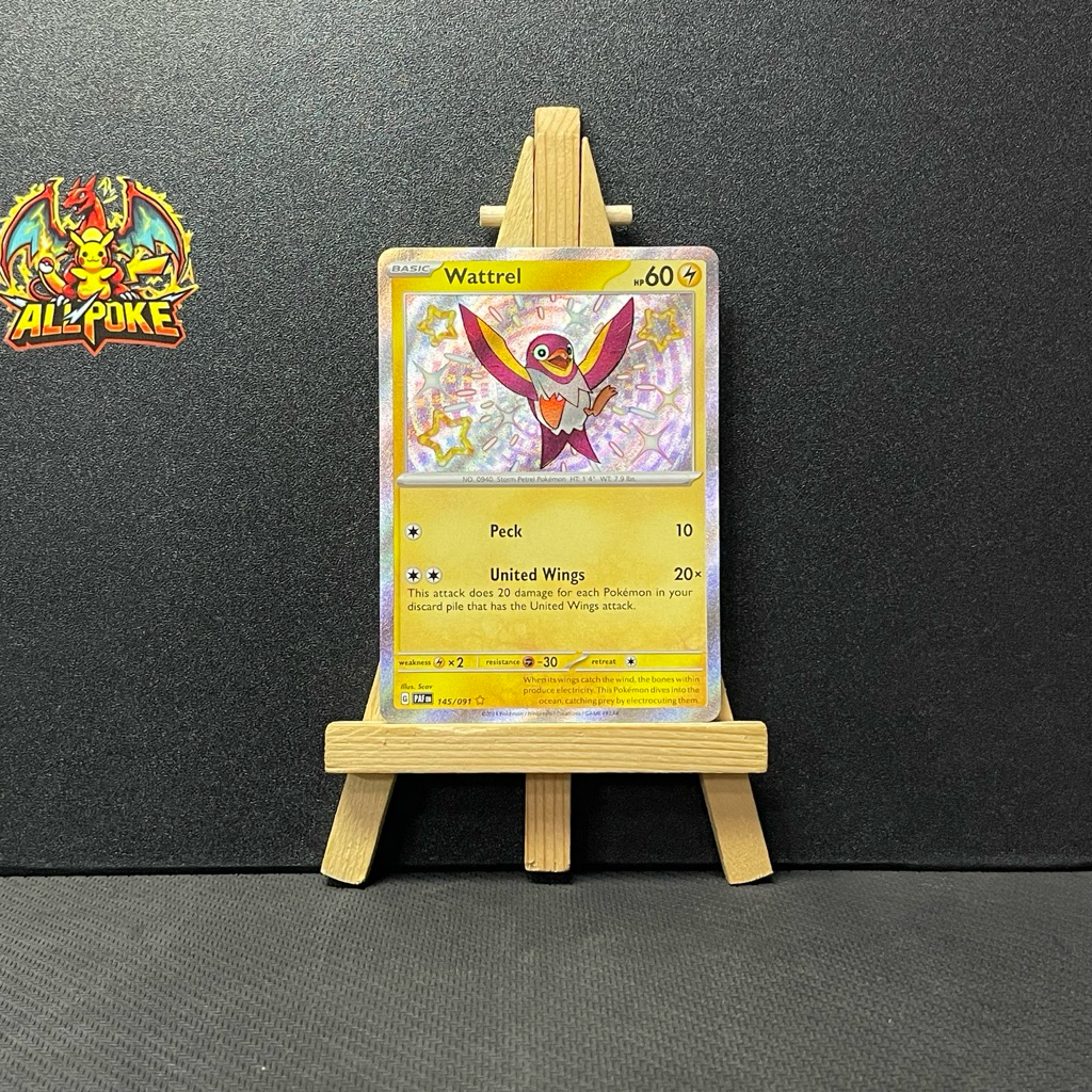 [ AllPoke ] Thẻ Bài Pokemon TCG,Wattrel  145/091 -M-NM