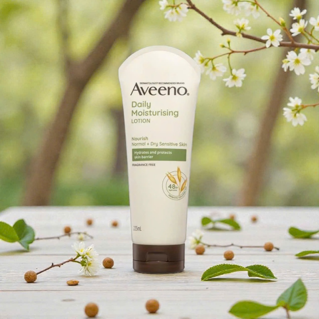 Aveeno Daily Moisturising Body Lotion 225mL – chăm sóc da khô