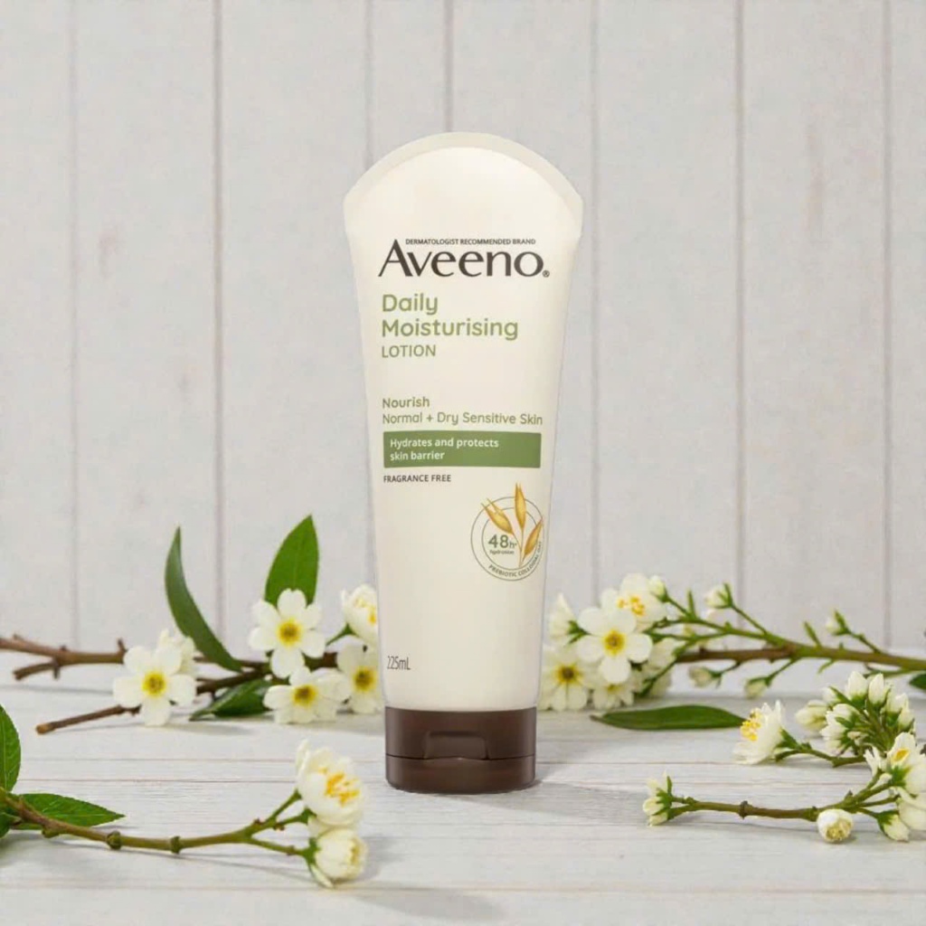 Aveeno Body Lotion 225mL – dưỡng ẩm hằng ngày, fragrance-free