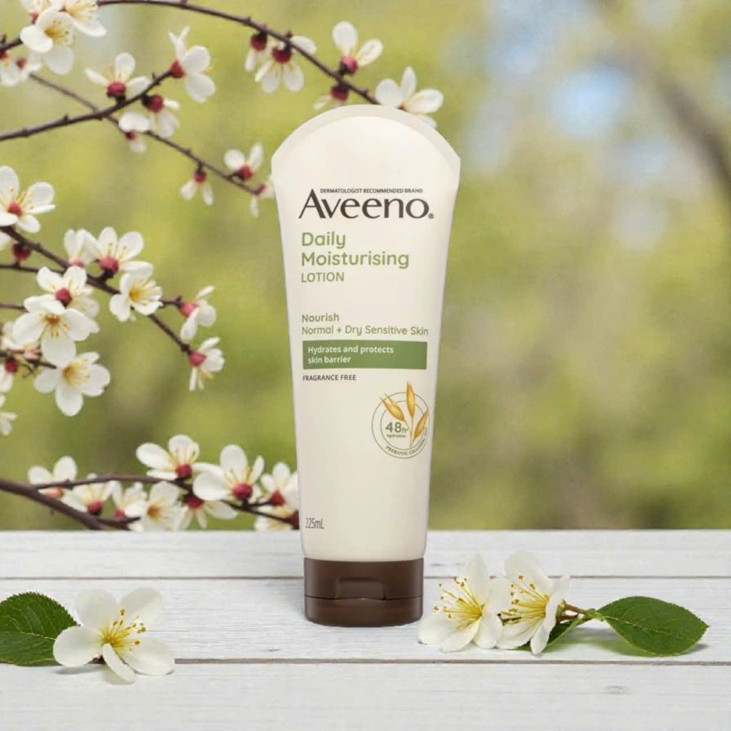 Aveeno Body Lotion 225mL – dưỡng ẩm nhẹ nhàng, fragrance-free