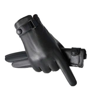  Găng Tay Da Thật Mùa Đông Nam Cao Cấp - Cảm Ứng Màn Hình Tốt Lót Nỉ Ấm Thiết Kế Ôm Tay FULL HỘP BH 2 Năm 