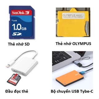 Thẻ nhớ & Đọc thẻ dùng cho Digital Camera đời cổ