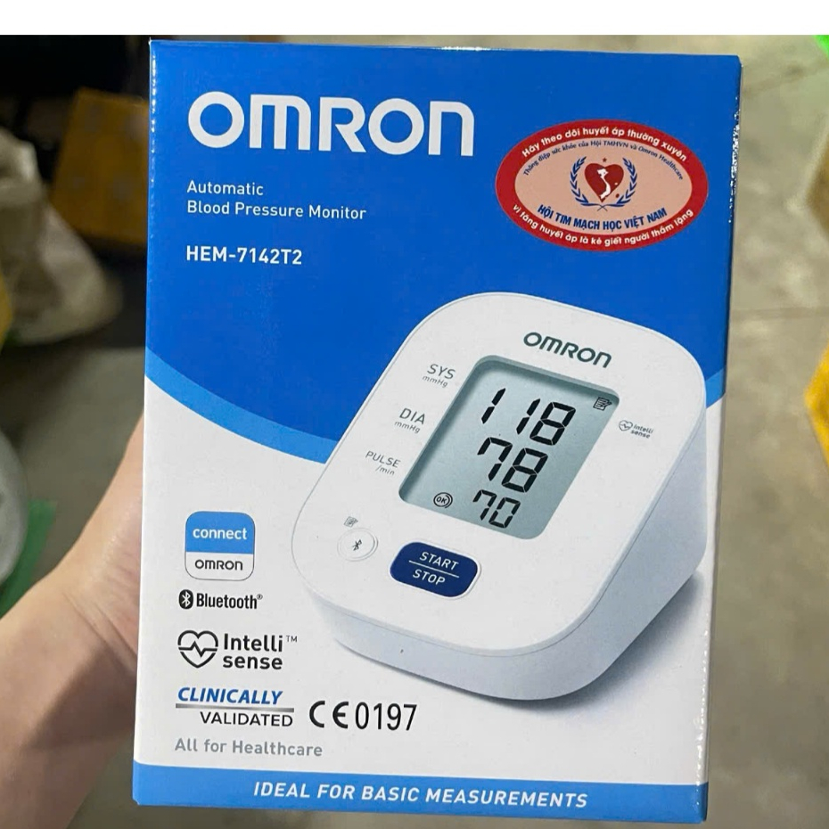 Máy đo huyết áp Omron Hem 7142T2 - Bảo hành 5 năm
