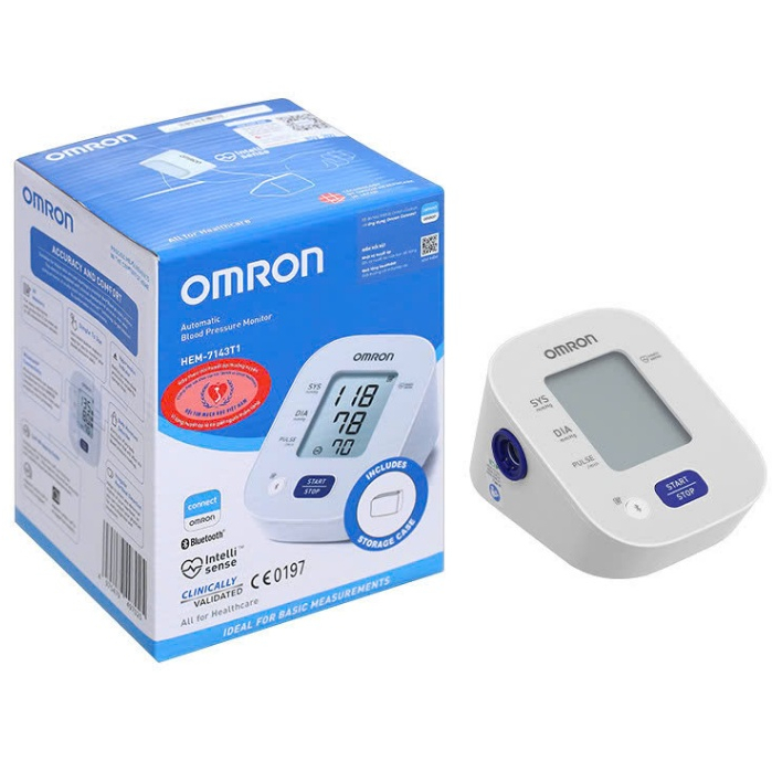 Máy đo huyết áp Omron Hem 7143T1 - Bảo hành 5 năm