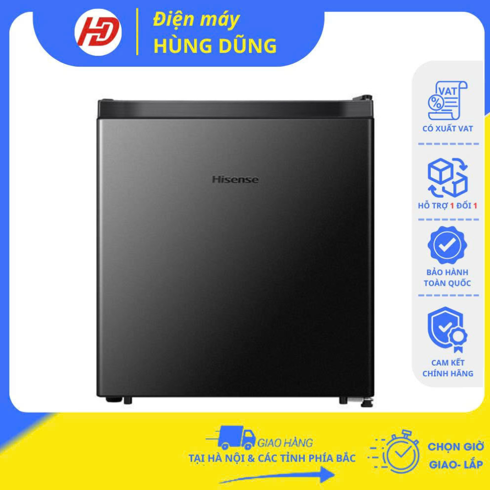 [ SHIP HOẢ TỐC 2H HÀ NỘI] Tủ lạnh mini Hisense 45 lít HR05DB/ HR09DB 94 lít ,Cửa đảo chiều cho phép 
