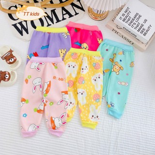 Combo 4 quần dài NỈ BÔNG cho bé mềm mịn ấm áp, họa tiết đáng yêu cute size 3-13kg