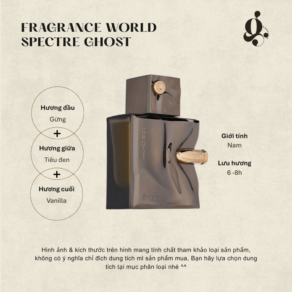 Nước hoa nam Fragrance Spectre Ghost dầu thơm mini 5ml 10ml cuốn hút nam tính
