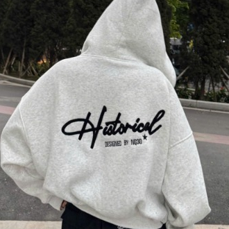 T Áo Khoác Nỉ Nam Nữ Hoodie Zip NQ30 HITORI form boxy 2Da Thêu xù Hoodie Zip 2da Local Brand Unisex