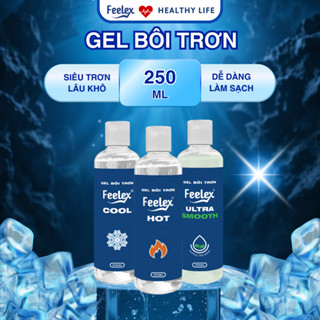 Gel bôi trơn Feelex Lubricant siêu trơn, lâu khô, lạnh an toàn 250ml