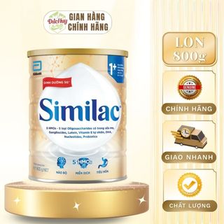 Sữa bột abbott similac 1+ dinh dưỡng 5g phát triển não bộ dành cho bé trên 1 tuổi