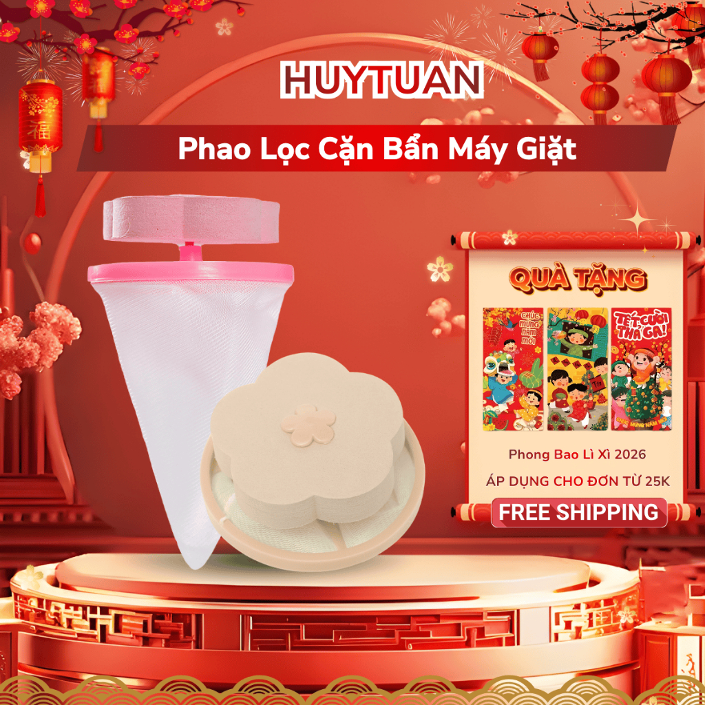 Phao lọc rác, cặn bẩn trong lồng máy giặt (LRH05) bibi90