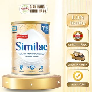 Sữa Bột Abbott Similac 1+ Dinh Dưỡng 5G Phát Triển Não Bộ Dành Cho Bé Trên 1 Tuổi