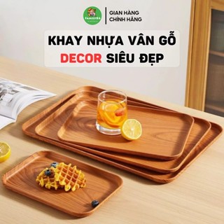 Khay Đựng Đồ Ăn, Khay Bê Đồ Quán Cafe Nhà Hàng, Khay Decor Trang Trí