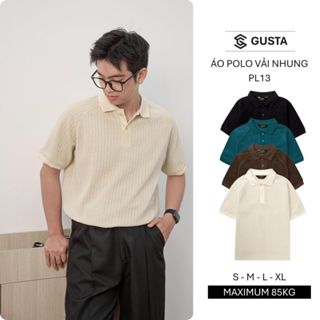  Áo polo nam GUSTA form đẹp vải Pique cotton tay raglan đứng dáng áo polo nam cao cấp lịch lãm PL31 