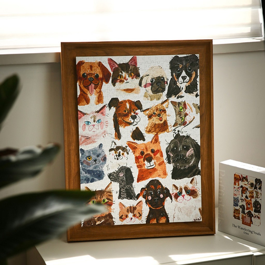 ĐỒ CHƠI PUZZLE 500 CHI TIẾT PUFFINIDS CHỦ ĐỀ ĐỘNG VẬT