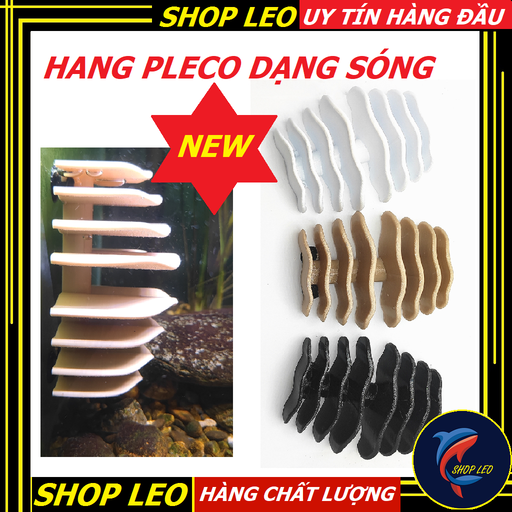 Hang pleco dạng sóng- Hang trú ẩn cho các loại Pleco - Phụ kiện trang trí - shopleo
