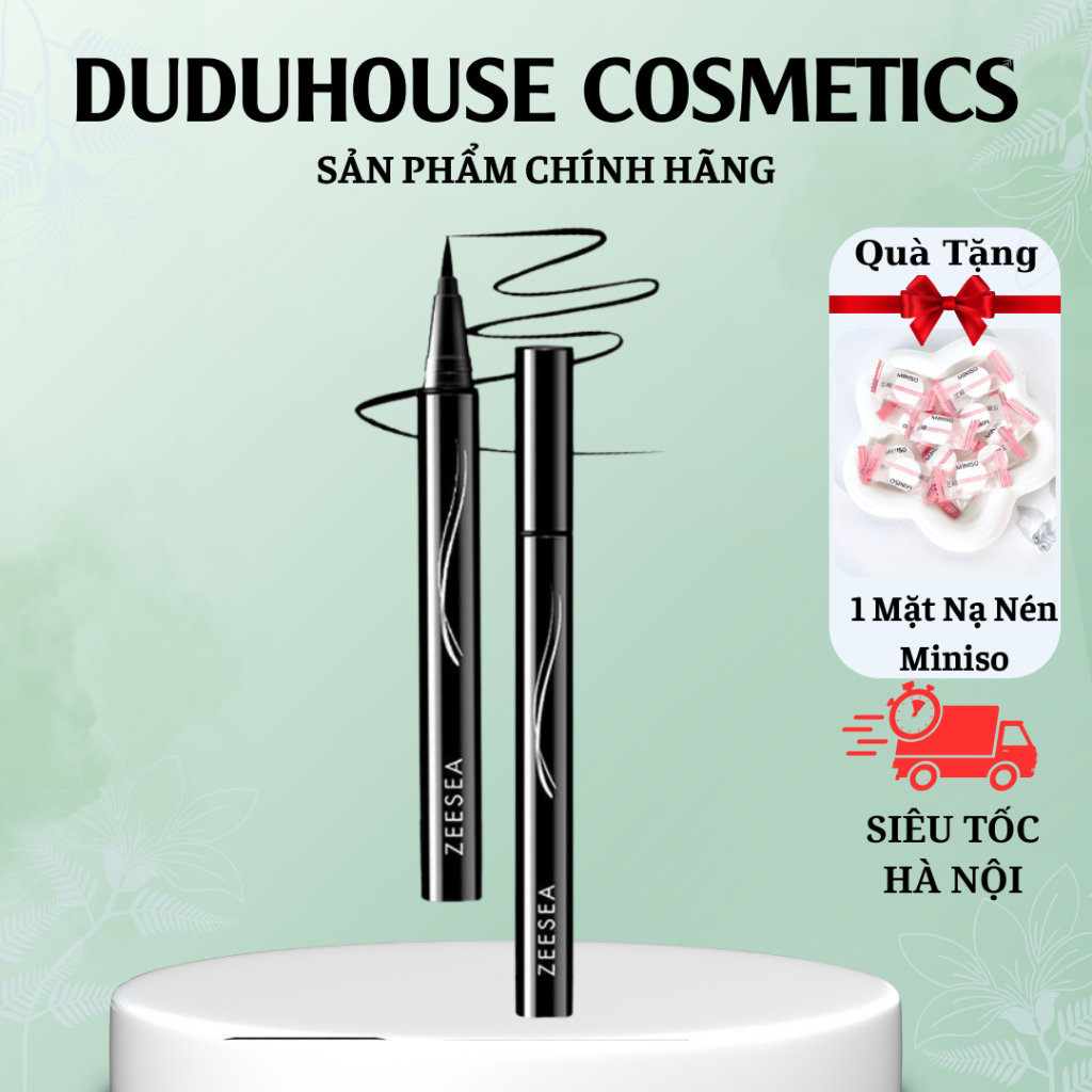 Bút Kẻ Mắt Nước Zeesea Black Lasting Eyeliner Sắc Nét, Lâu Trôi Hoàn Hảo 0.5g Duduhouse
