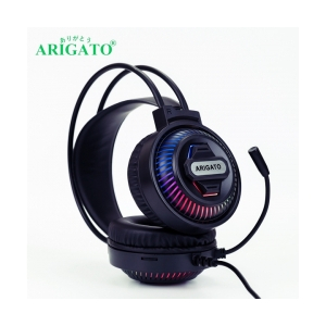 Headphone Gaming Arigato USB 7.1 Black