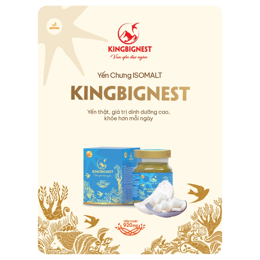 Yến Chưng Isomalt Kingbignest – 70ml/hũ