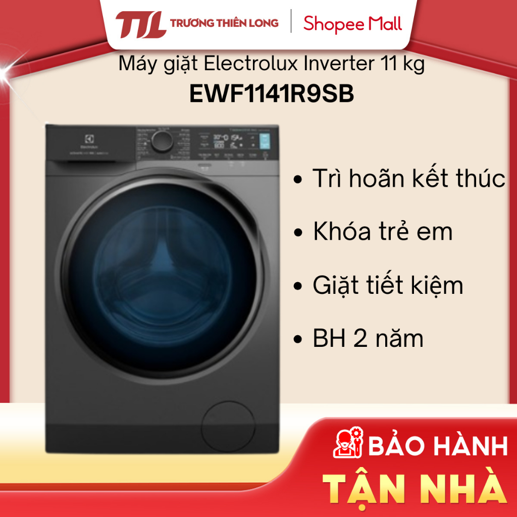EWF1141R9SB (11Kg) / EWF1023P5SC / EWF1023P5WC (10Kg) - Máy Giặt Lồng Ngang ELECTROLUX Inverter [TOÀ
