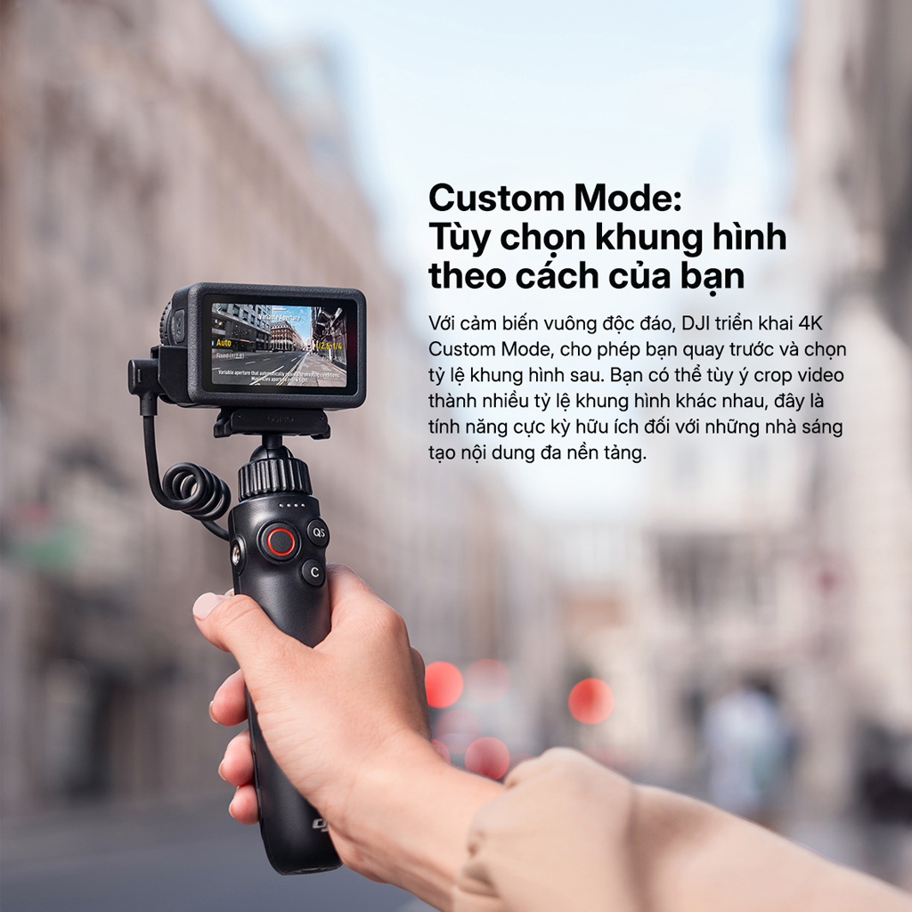 Camera Hành Động DJI Osmo Action 6 Máy Quay Hành Trình 4K 120fps, Cảm Biến Vuông Mới (DJI OA 6) | BigBuy360 - bigbuy360.vn