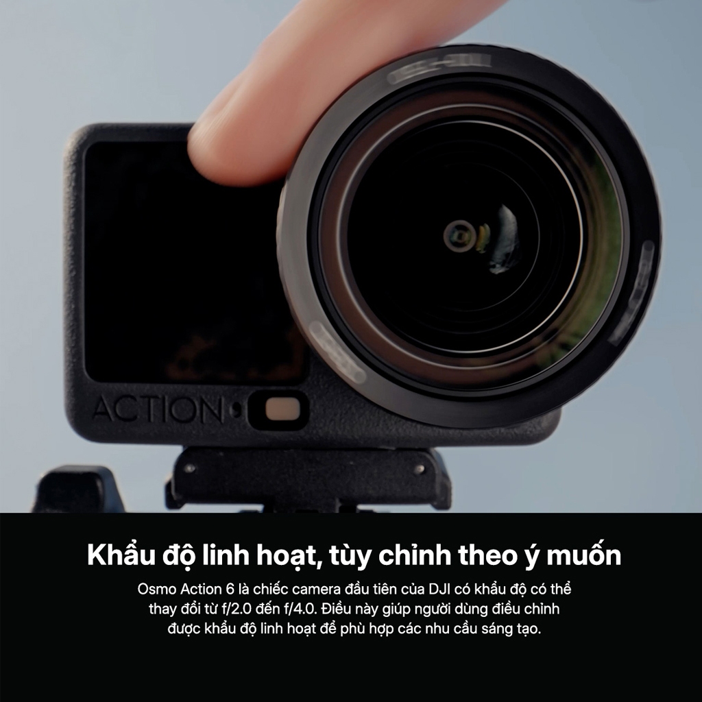 Camera Hành Động DJI Osmo Action 6 Máy Quay Hành Trình 4K 120fps, Cảm Biến Vuông Mới (DJI OA 6) | BigBuy360 - bigbuy360.vn