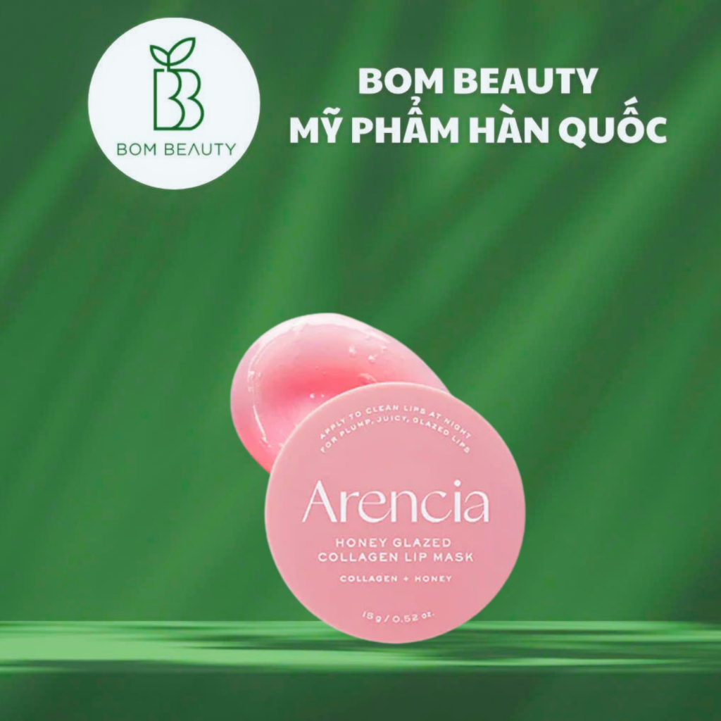 (xả) Mặt nạ dưỡng môi mật ong Arencia Honey Glazed Collagen Lip Mask 15g