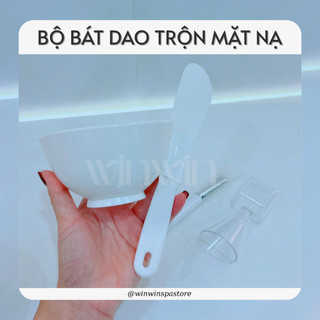  Bát Trộn Mặt Nạ Hàn Quốc 4 món đắp mặt nạ dẻo - WINWIN Spa Store 