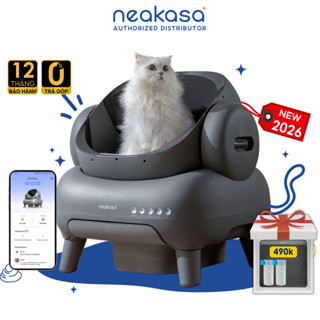   New 2026  Máy vệ sinh tự động cho mèo NEAKASA M1 Plus Máy dọn phân mèo thiết kế OPEN-TOP 