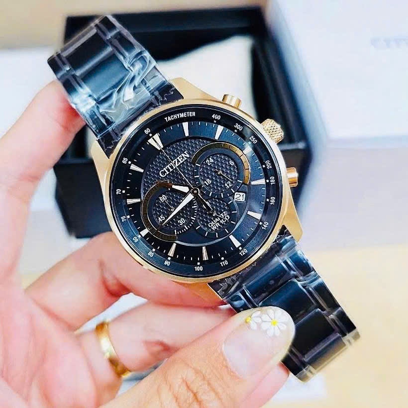 Đồng hồ nam dây thép Citizen Quartz Chronograph AN8196-55E