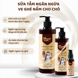 Sữa Tắm Siêu Thơm Cho Mọi Dòng Chó MASTERCARE Ngăn Ngừa Ve Ghẻ Nấm Khử Mùi Hôi Và Làm Mềm Mượt Lông