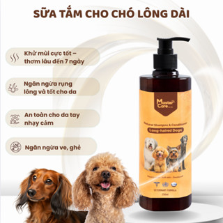 Sữa Tắm Siêu Thơm Lâu MasterCare Cho Chó Lông Dài Giúp Khử Mùi Giảm Rụng Lông Dưỡng Lông Mềm Mượt