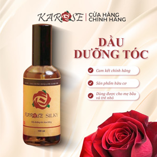  Dầu dưỡng tóc Karose hoa hồng tự nhiên kích thích mọc tóc ngăn gãy rụng dưỡng ẩm cho tóc 100ml 