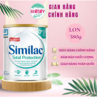 Sữa bột similac protection 0+380g_800g lon dinh dưỡng 5g mới