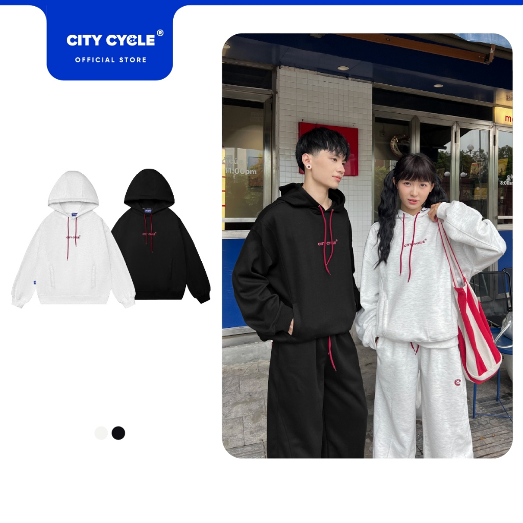 Áo hoodie nỉ mùa đông nam nữ Local Brand Chính Hãng City Cycle Áo hoodie Mono Play