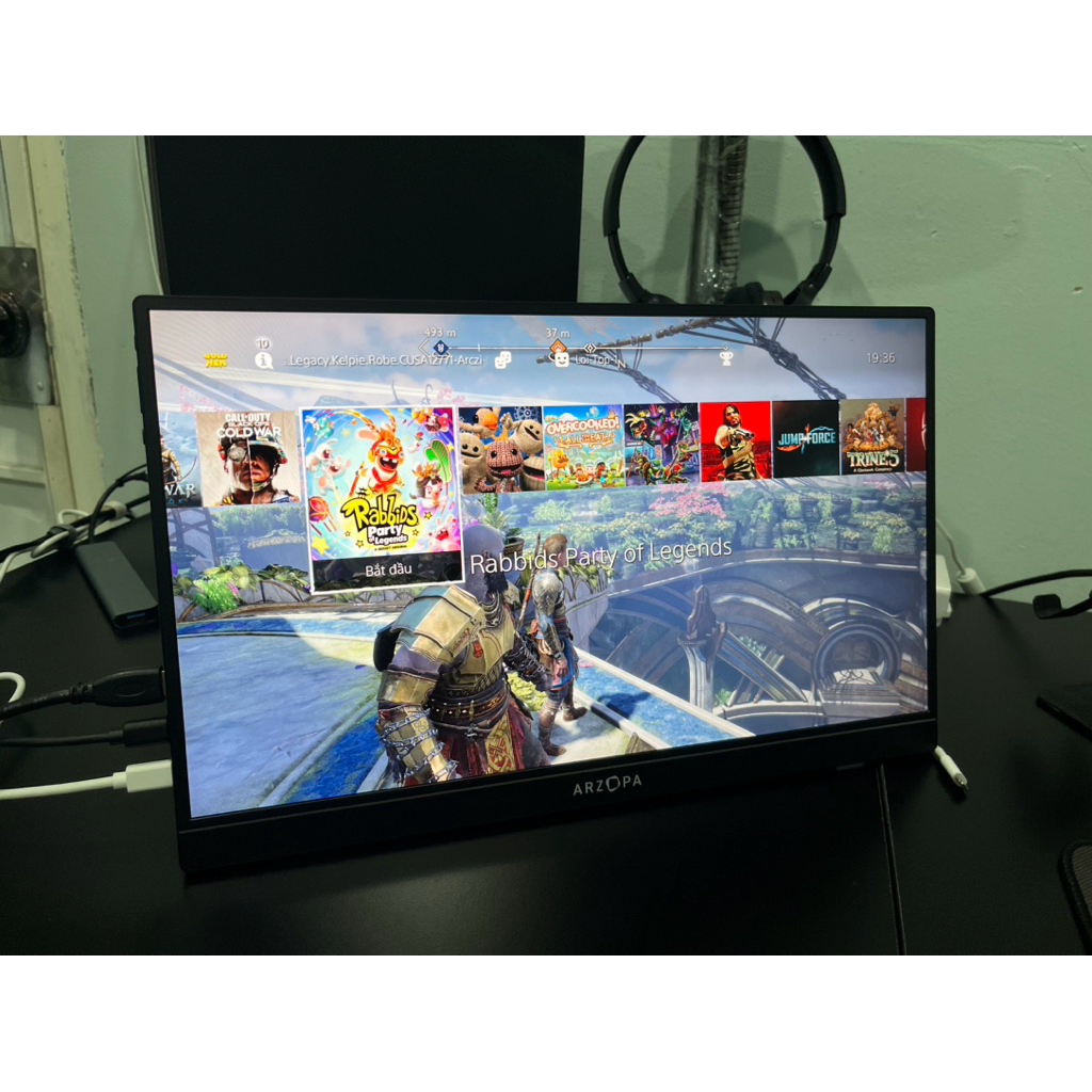 Màn hình chơi game di động ARZOPA 16.1 '' 144Hz, 100% sRGB, 1080P FHD với màn hình máy tính xách tay