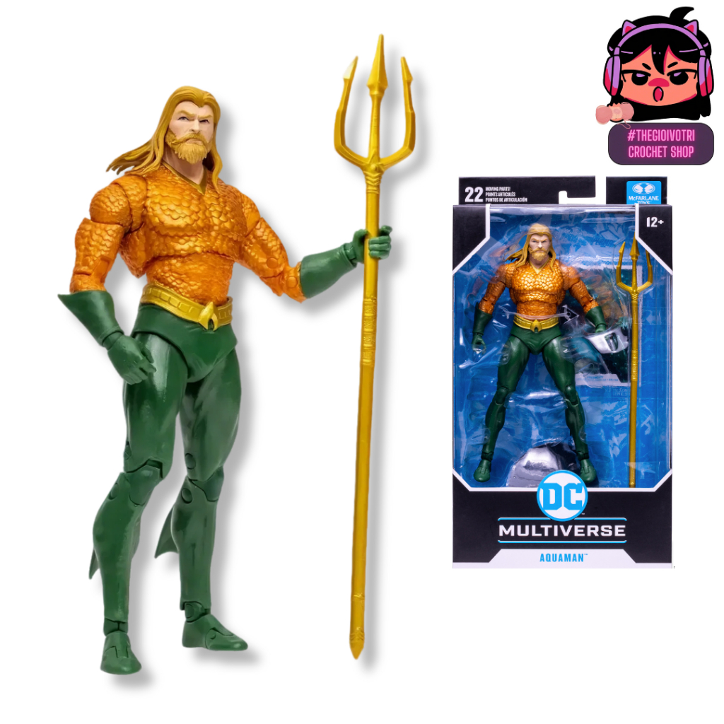MCFARLANE (AUTHENTIC) HIGH QUALITY ACTION FIGURE "AQUAMAN - ENDLESS WINTER" (2ND - NOBOX)