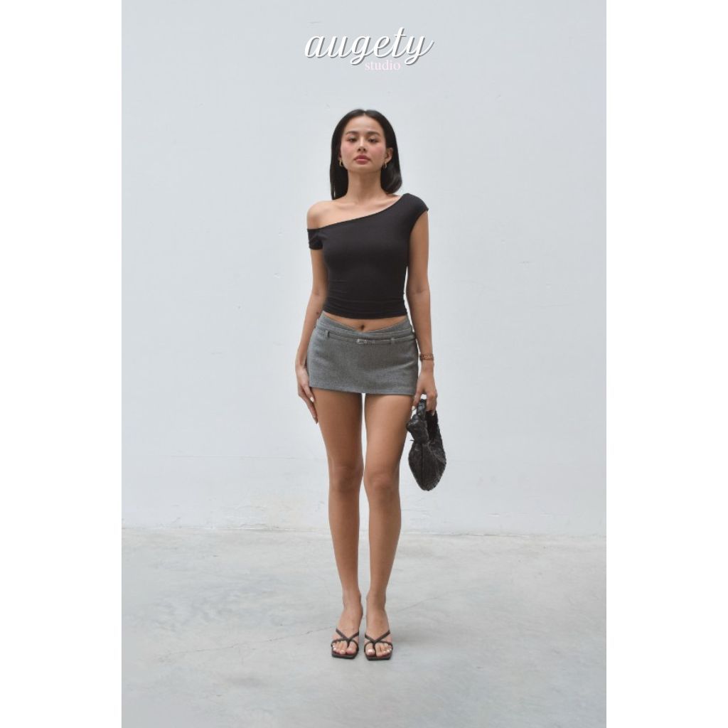Váy Quần Ngắn Cạp Trễ Có Thắt Lưng Augety Studio, KENDIE Skirt | BigBuy360 - bigbuy360.vn