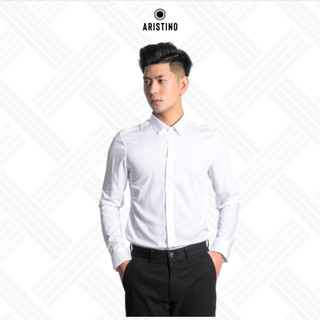  Áo Sơ Mi Trắng Nam Aristino Chất liệu Bamboo Cao cấp ALSR08 