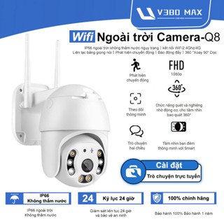 ngoài trời Camera An Ninh V380 Max XM CCTV V380 Pro 360 Độ 1080P FHD WiFi IP-IP66 IR Chống Nước