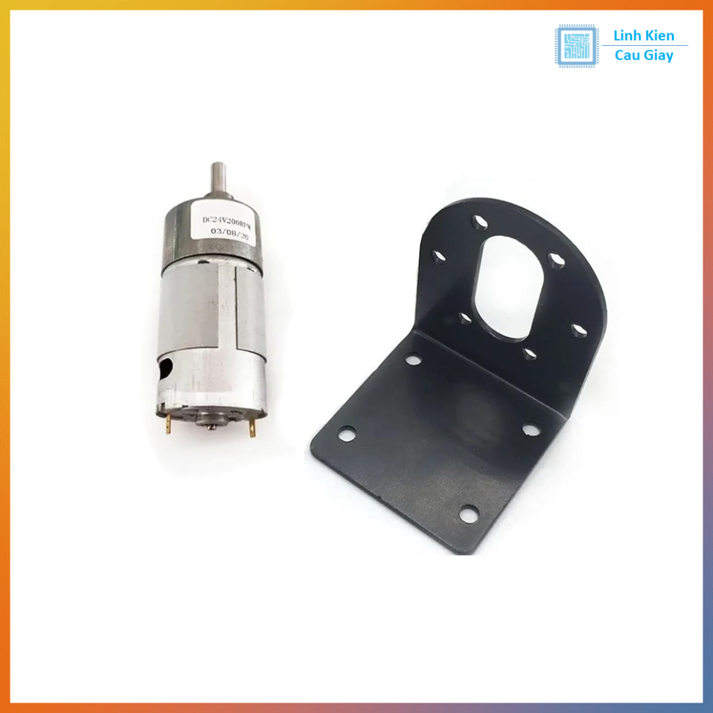 Động Cơ Giảm Tốc DC JGB37-545 24VDC