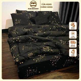  Bộ chăn ga gối 5 món Cotton Poly Chăn phao mùa đông sẵn ruột dày Nhiều mẫu - Bum Bedding 