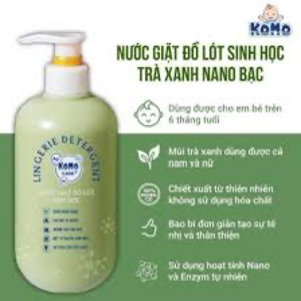 Nước giặt đồ lót sinh học KOMO Care+ (Ag)