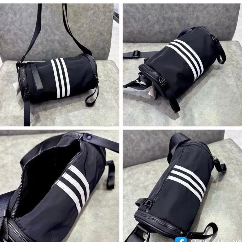 [Peinn] Túi trống mini 3 sọc đeo vai thể thao đeo chéo vải dù hàng đẹp chống thấm nước - CA92