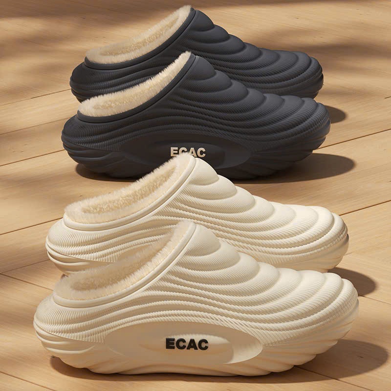 Dép sục viền sóng lót lông cao cấp nam nữ chất EVA xịn nguyên khối,êm chân CHAO